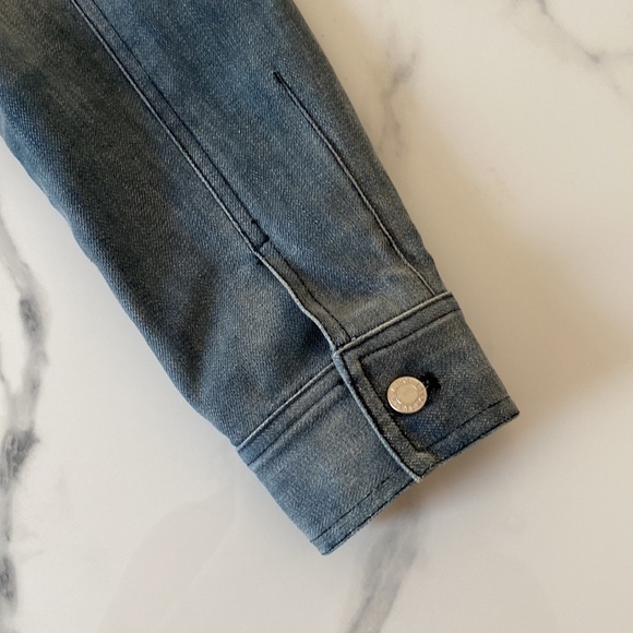 Vintage Armani Exchange Vintage Fitted Denim Jacket - Picture 5 of 6